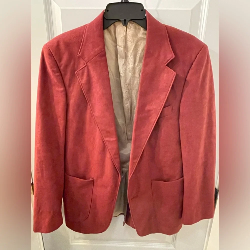 Vintage Ref-Orange Sport Coat Blazer